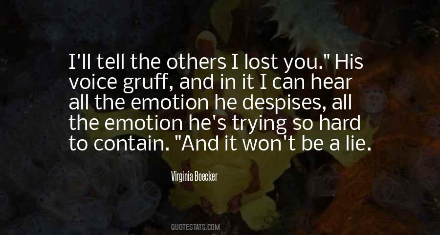 Lost You Quotes #1377172