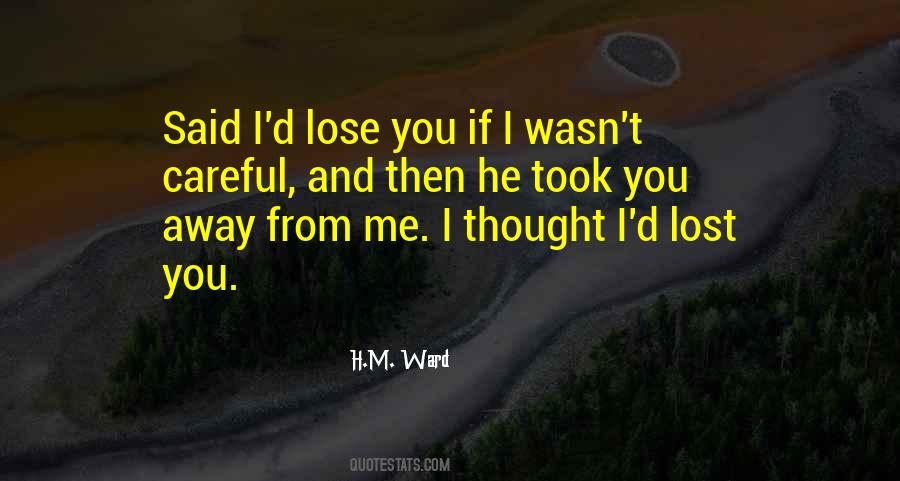 Lost You Quotes #17417
