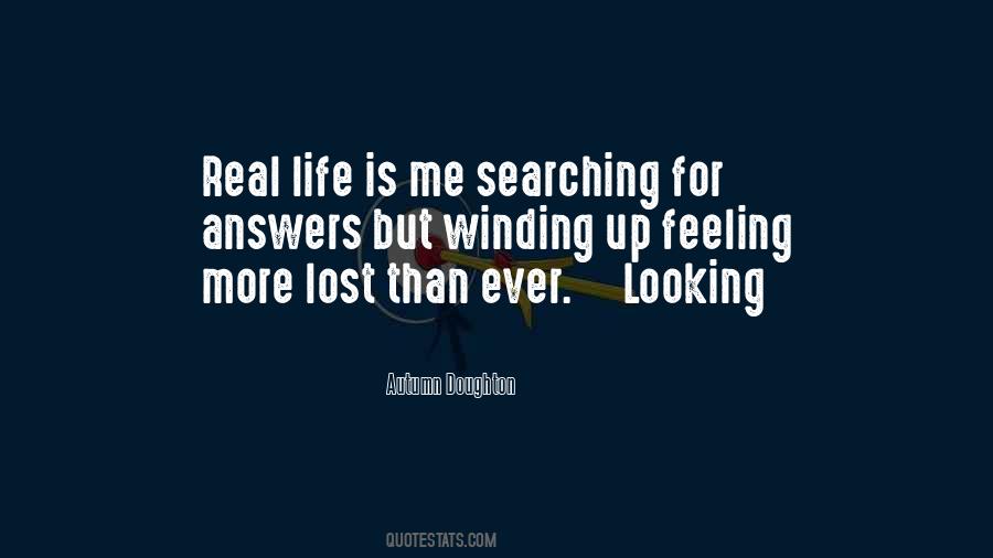 Quotes About Life Feeling Lost #1095911