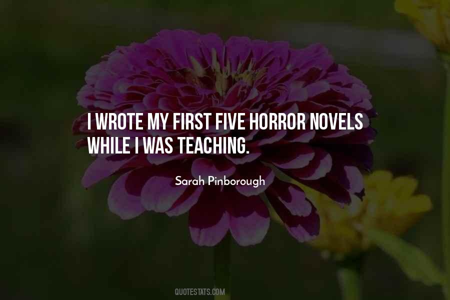 Quotes About Horror Novels #84952