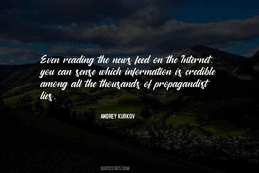 Quotes About News Reading #106317
