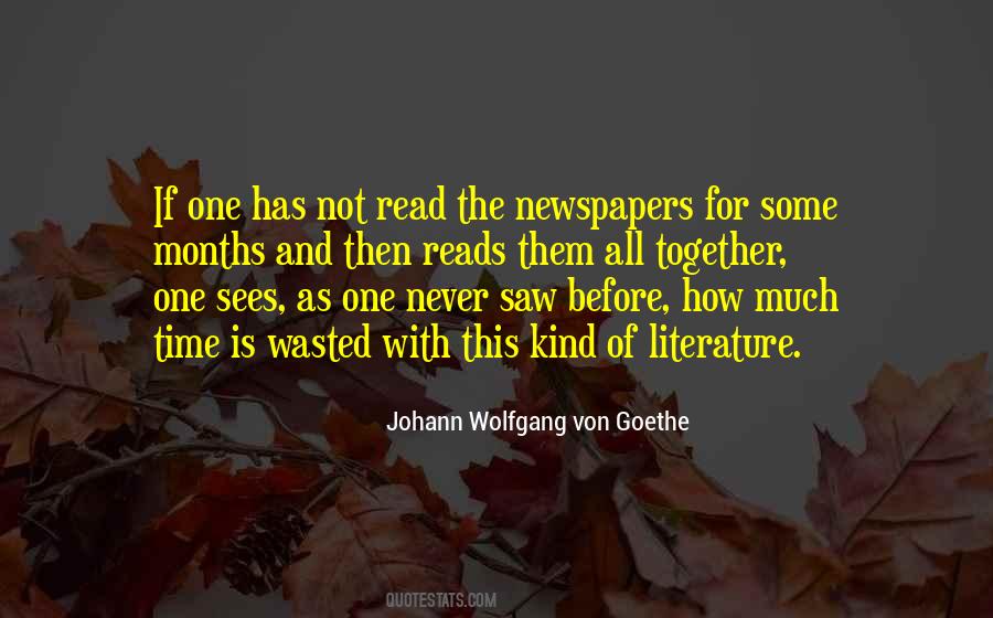 Quotes About News Reading #1748734