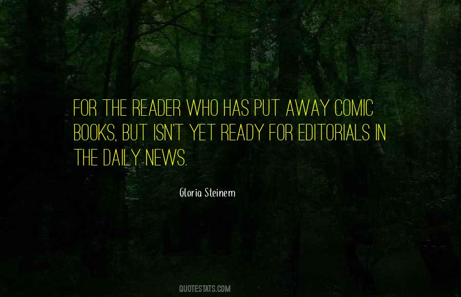 Quotes About News Reading #507772
