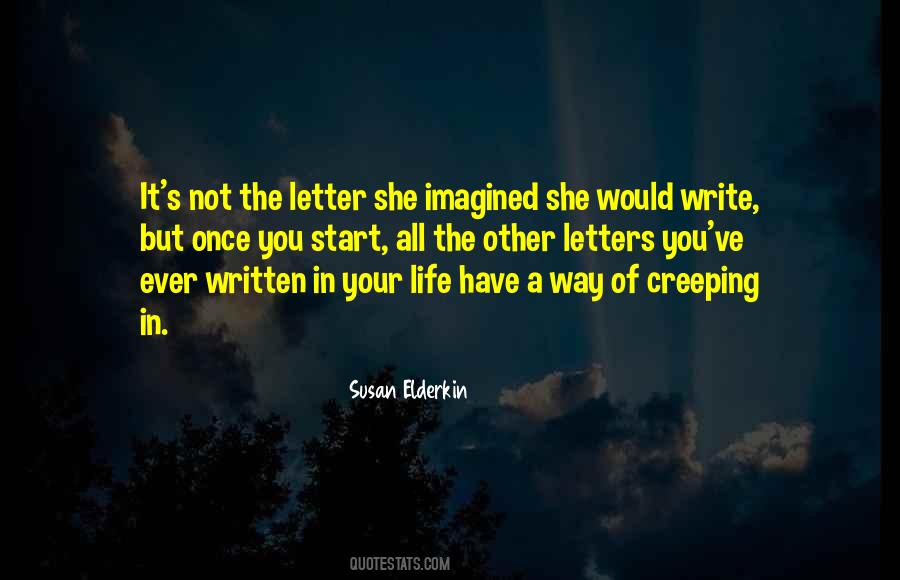 Written Letter Quotes #1003288