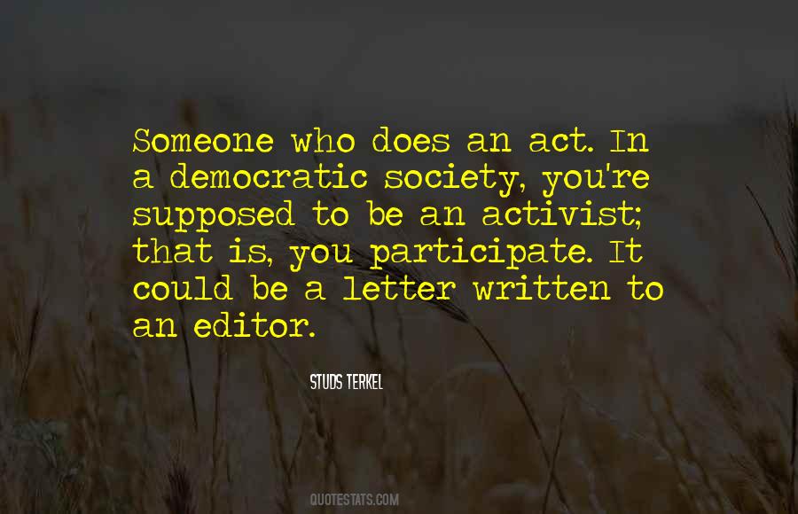Written Letter Quotes #1009168