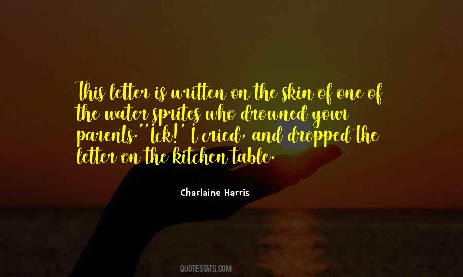 Written Letter Quotes #1058946