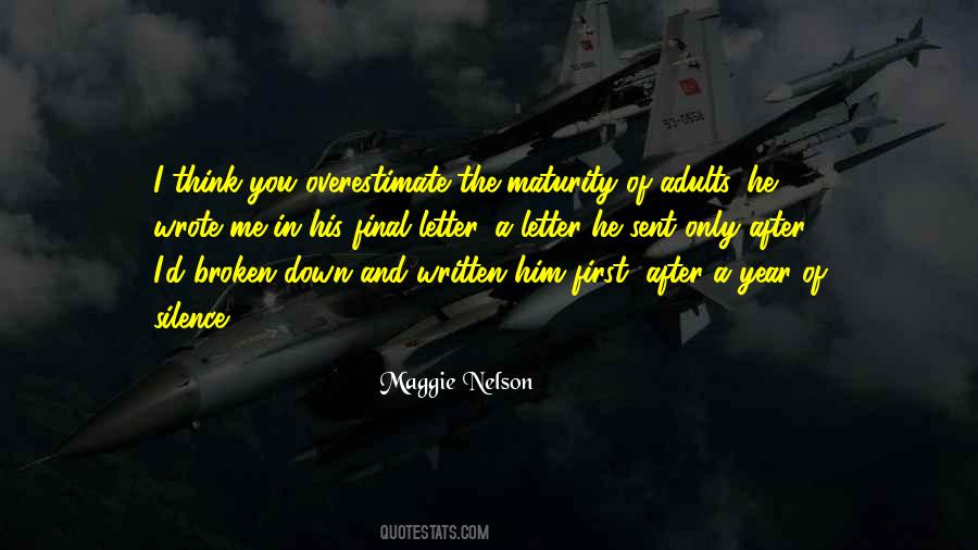 Written Letter Quotes #1100242