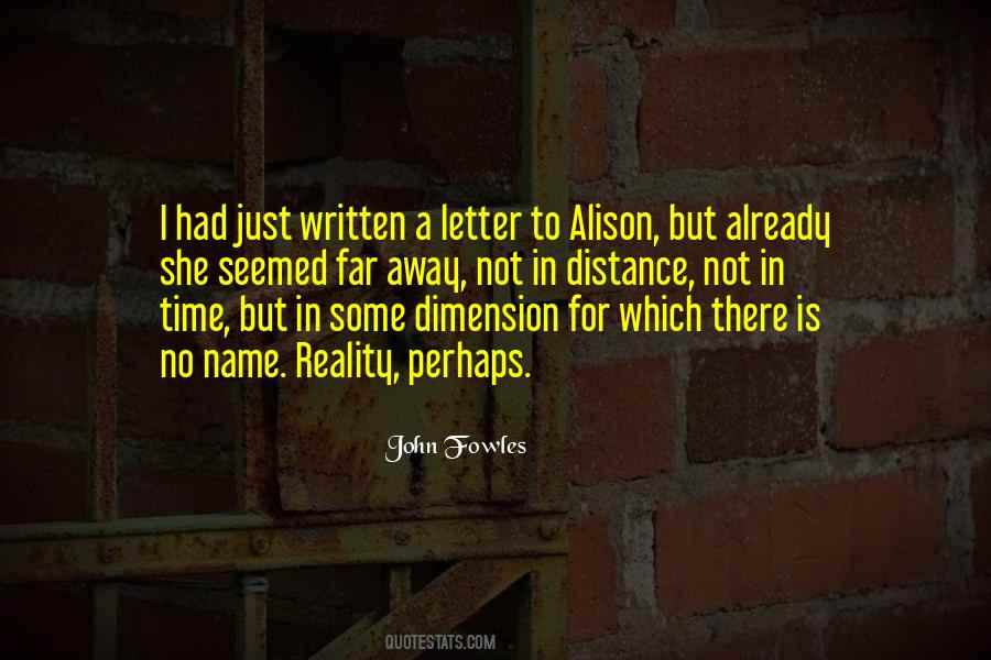 Written Letter Quotes #199512
