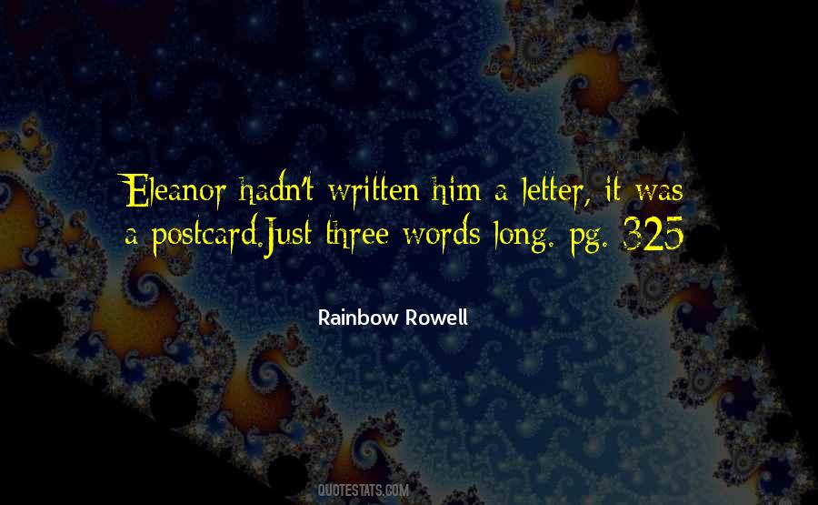 Written Letter Quotes #389460