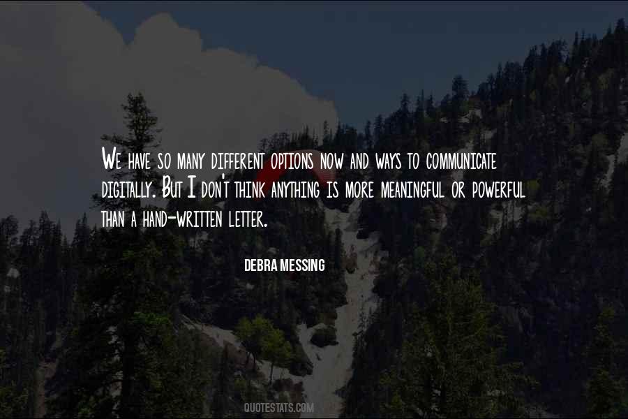 Written Letter Quotes #567271