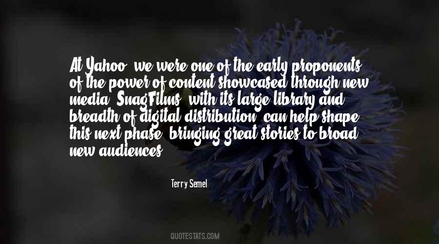 Quotes About The New Media #200251