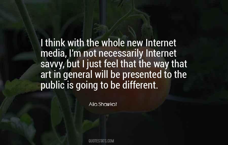 Quotes About The New Media #786523