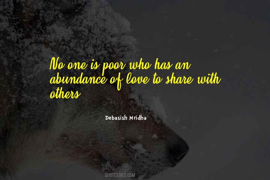 Abundance Of Love Quotes #171245