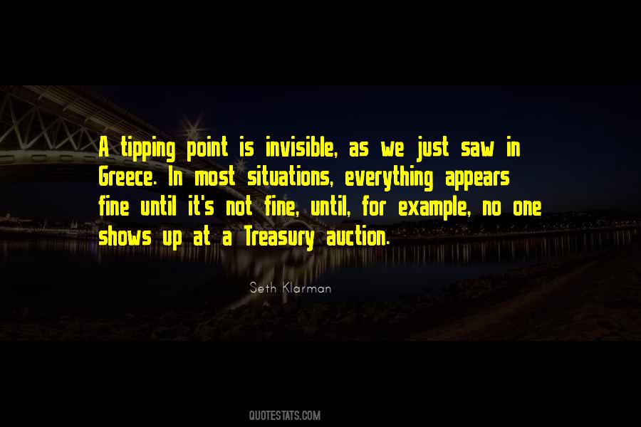 Quotes About Tipping Point #848920