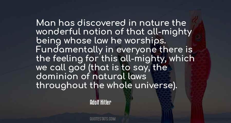 Feelings Of Nature Quotes #1227054