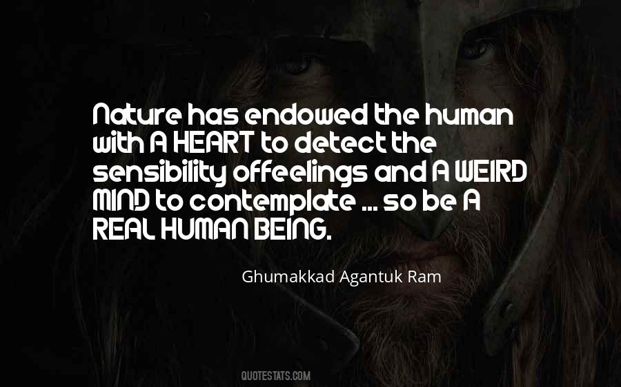 Feelings Of Nature Quotes #1418410