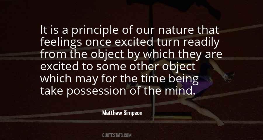 Feelings Of Nature Quotes #544864