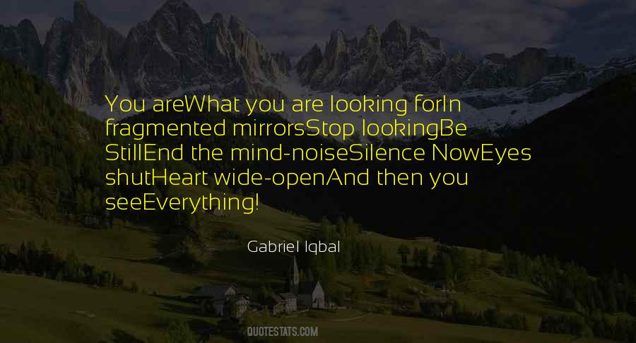 Quotes About Eyes Wide Open #17489