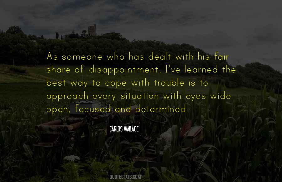Quotes About Eyes Wide Open #94335