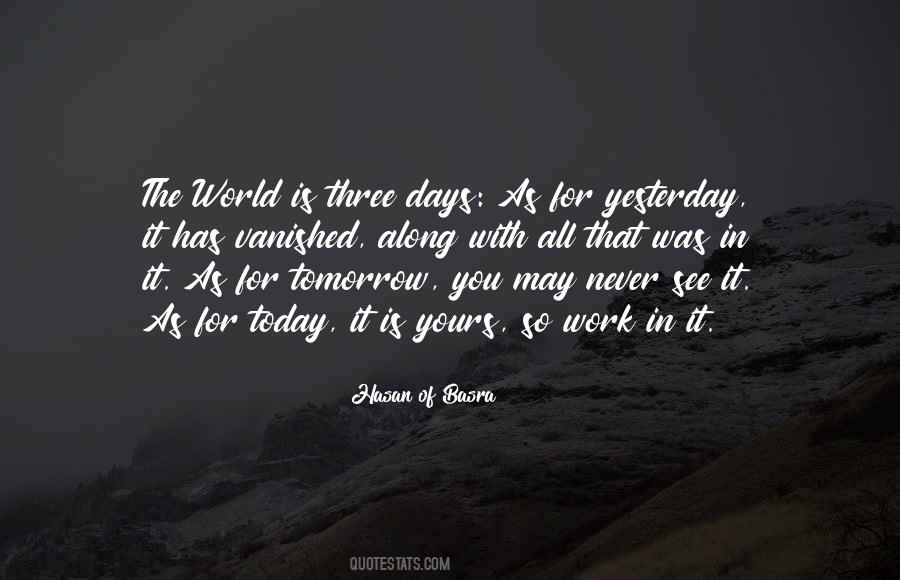 World Of Tomorrow Quotes #1518520