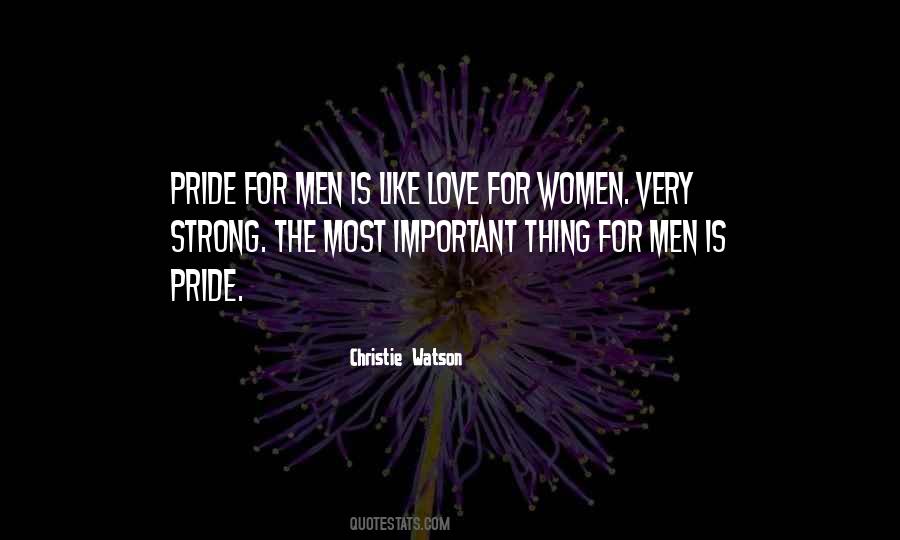 Love And Pride Quotes #340792