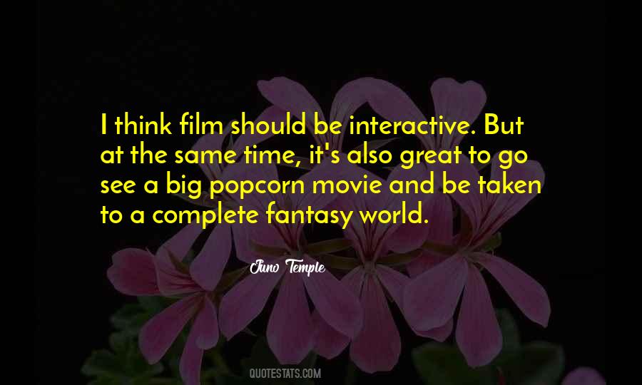 Quotes About Popcorn #1075866