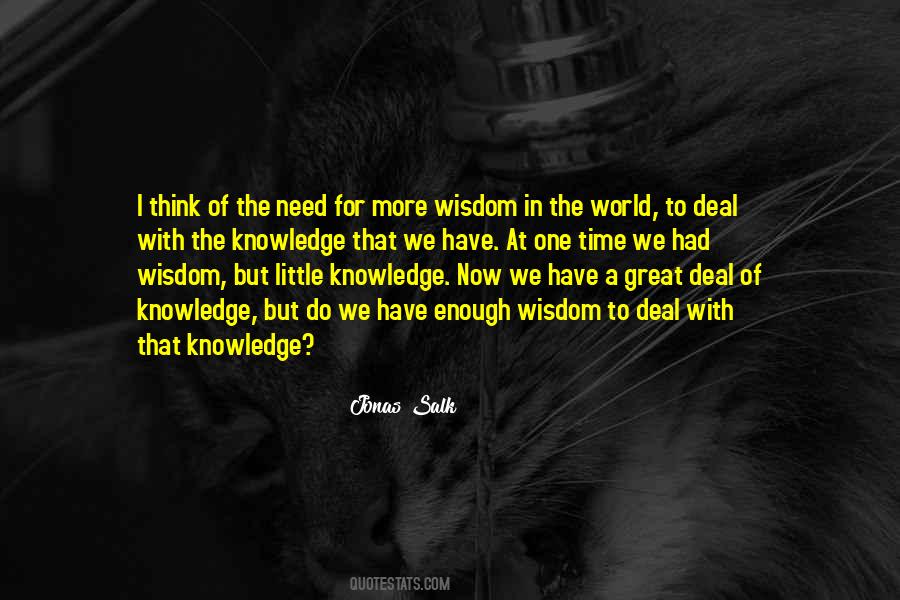 Knowledge Time Quotes #169802