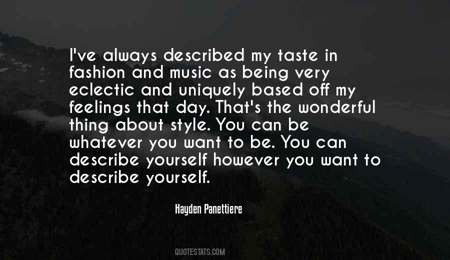 Quotes About Taste In Fashion #679881