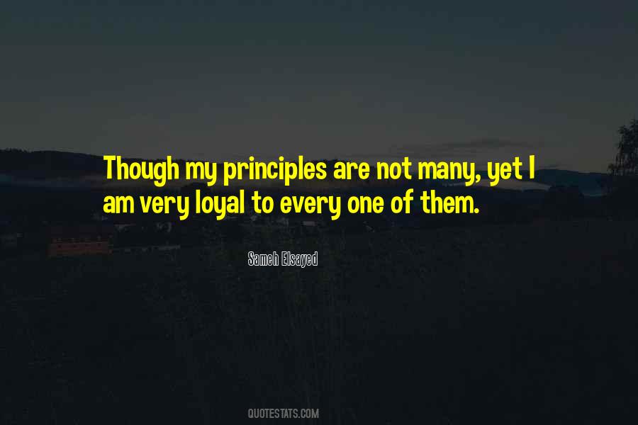 Quotes About My Principles #1384004