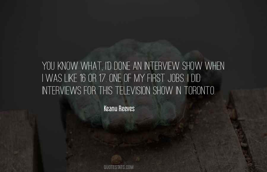 Quotes About First Interview #1060278