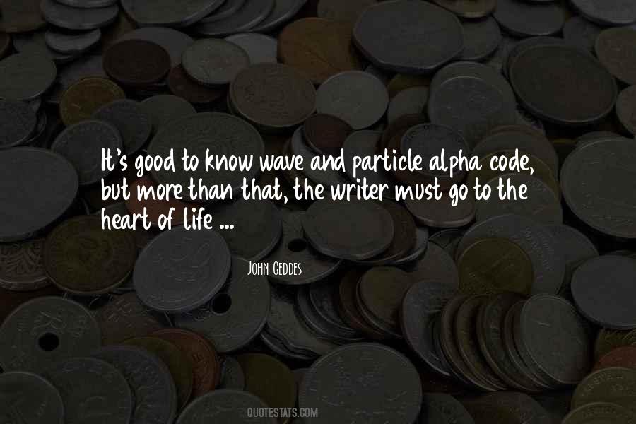 Alpha Code Quotes #944468