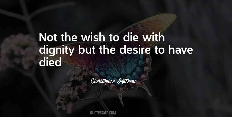 Quotes About Desire To Die #10785