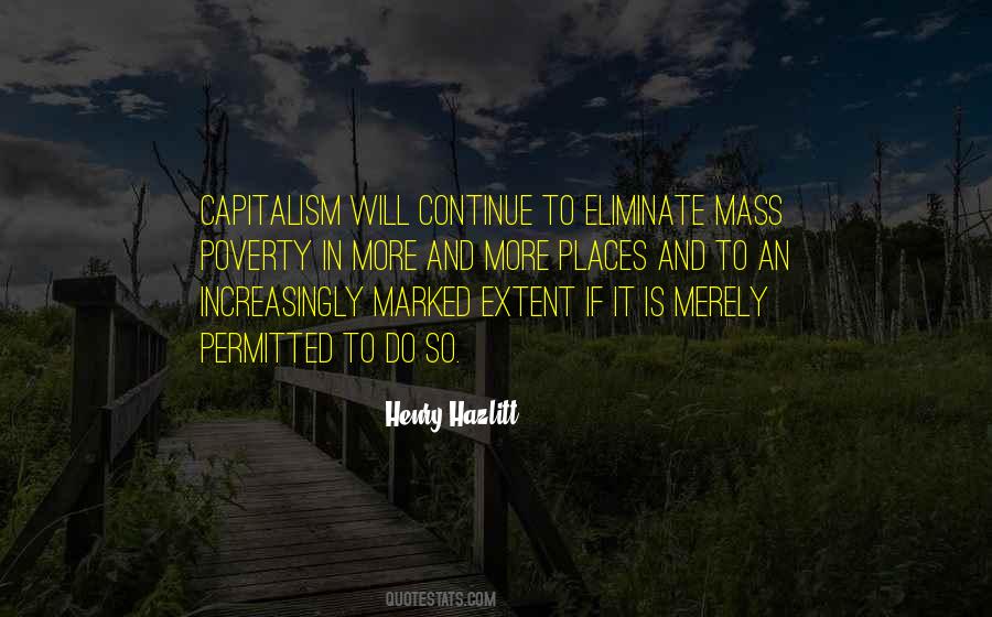 Poverty Capitalism Quotes #1436914