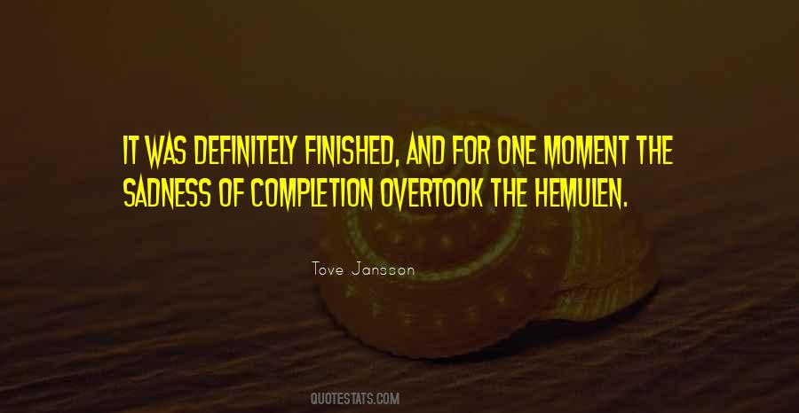 Quotes About Completion #1404644