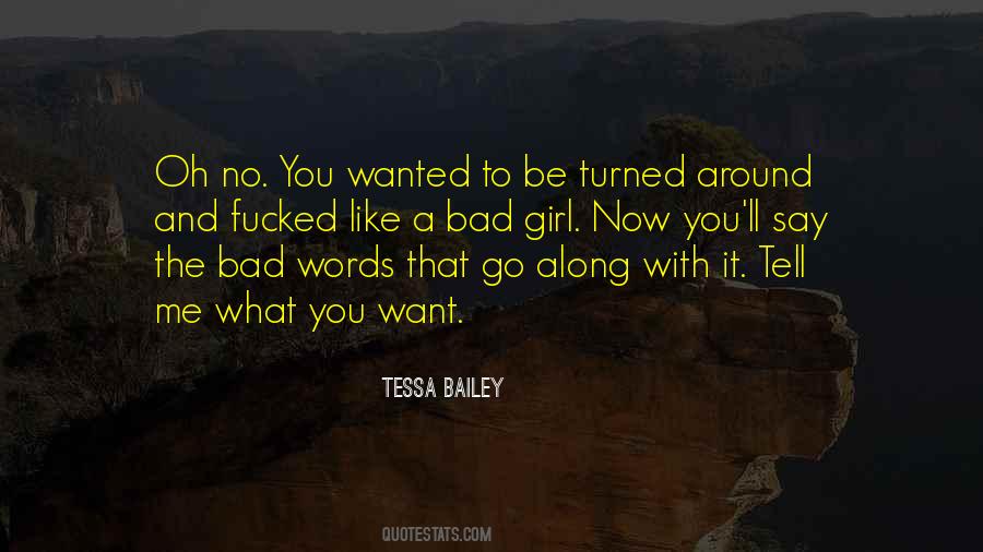 Quotes About Bad Words #1870092