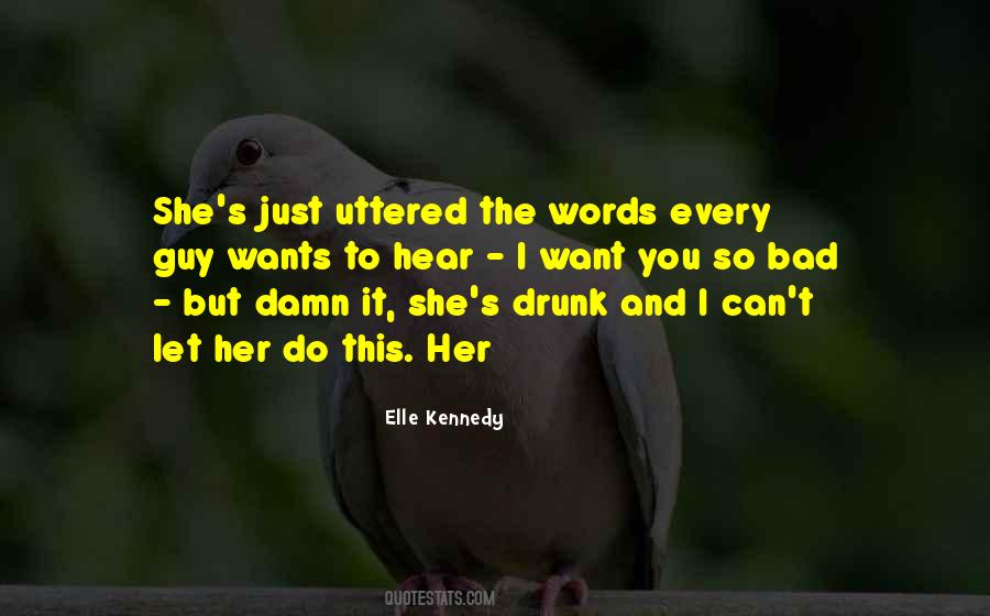 Quotes About Bad Words #444596