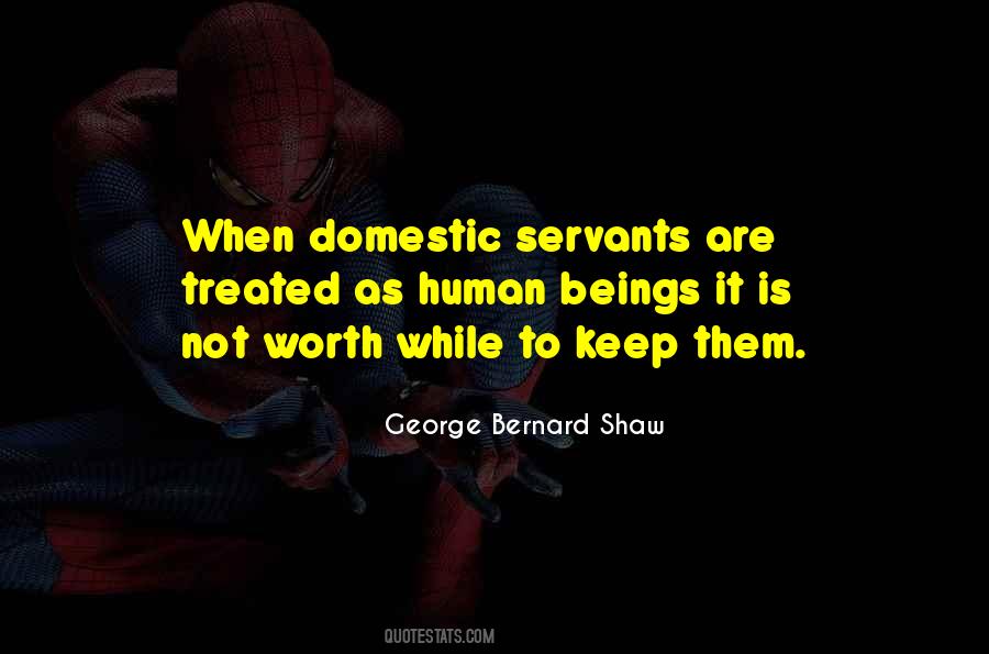 Quotes About Domestic Servants #181008