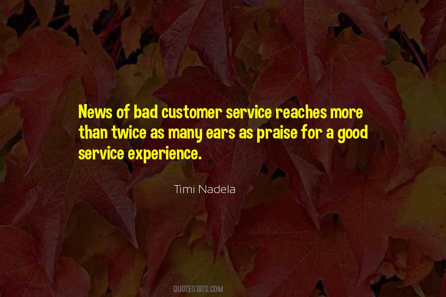 Quotes About Bad Customer Service #669544