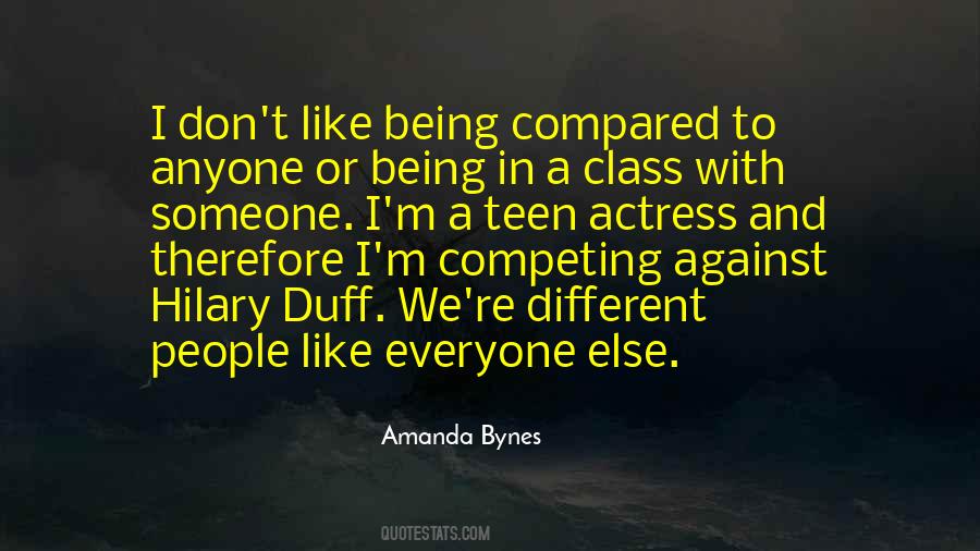 Quotes About Not Competing With Anyone #77909