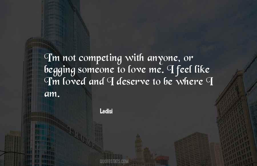 Quotes About Not Competing With Anyone #858054