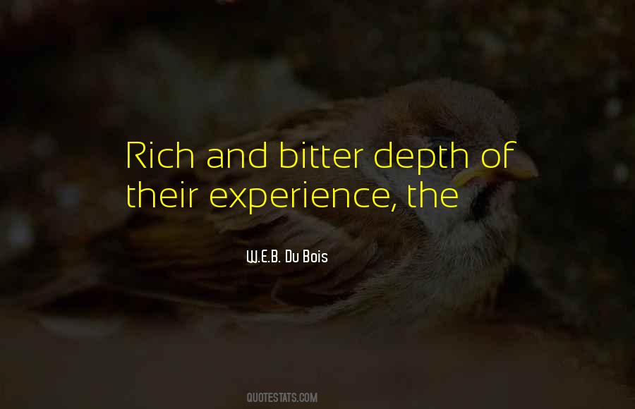 Bitter Experience Quotes #56607