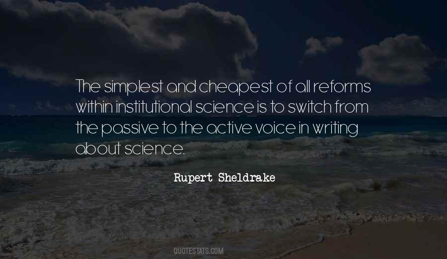 Quotes About Active And Passive Voice #1714790