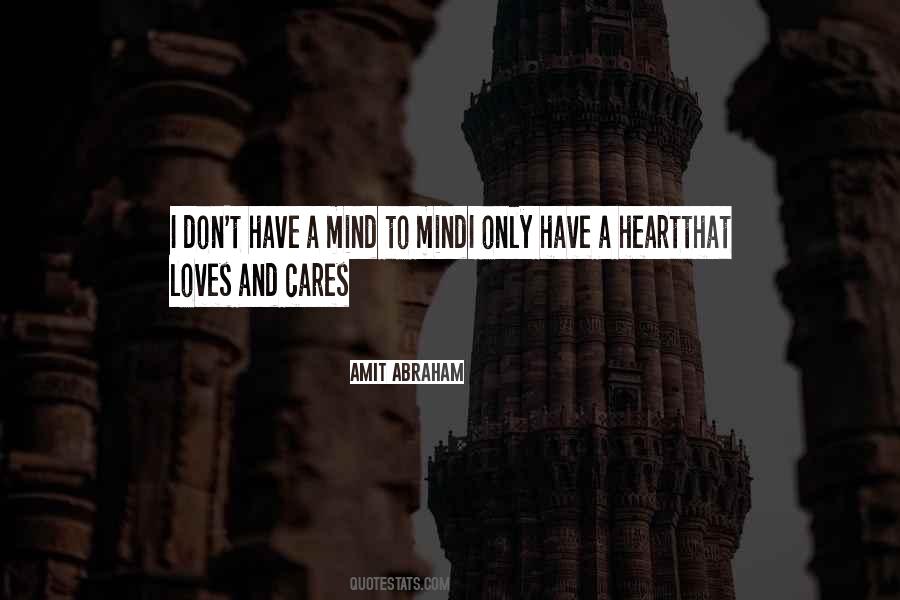 A Heart That Cares Quotes #967394