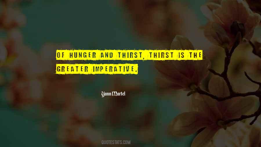 Quotes About Hunger And Thirst #1657134