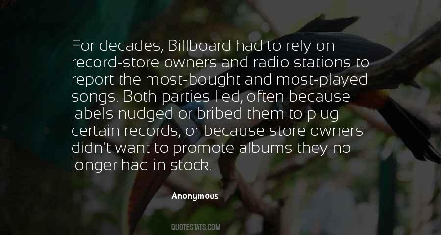 Quotes About Record Labels #1485849