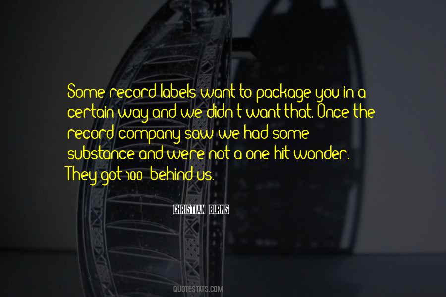 Quotes About Record Labels #246330