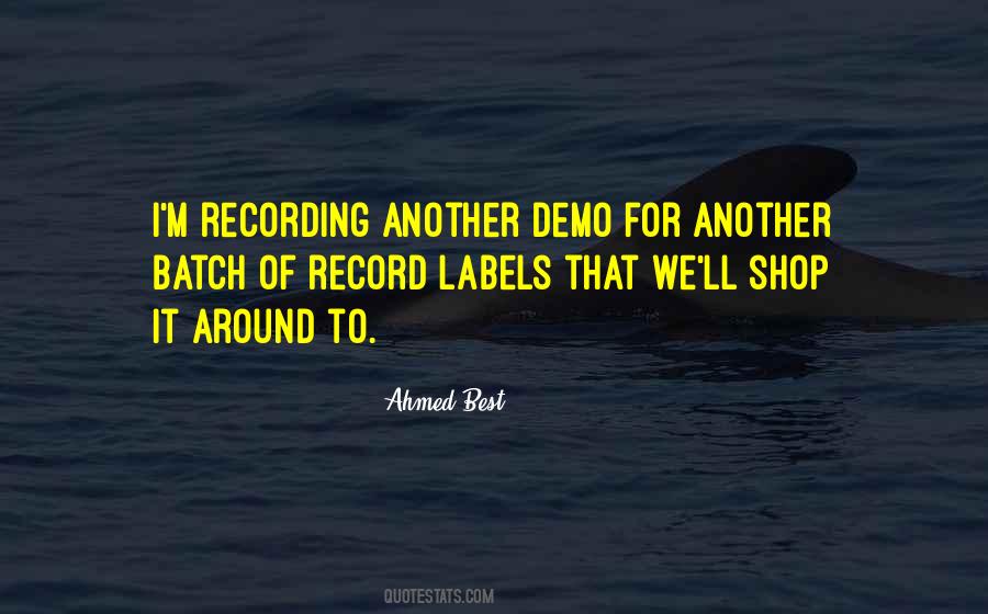 Quotes About Record Labels #888930