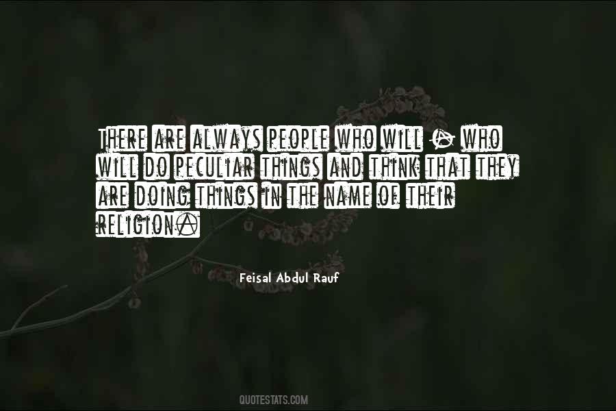 Peculiar People Quotes #1212108