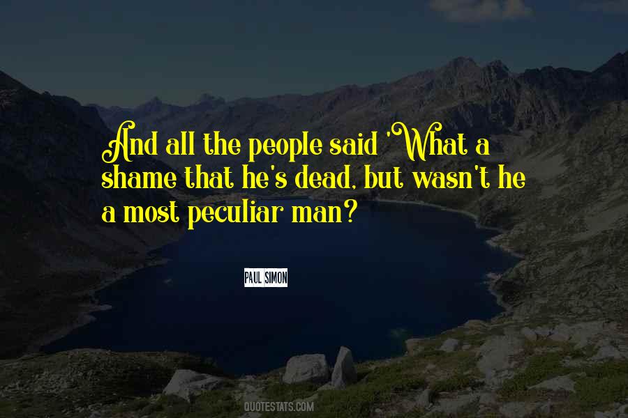 Peculiar People Quotes #1634383