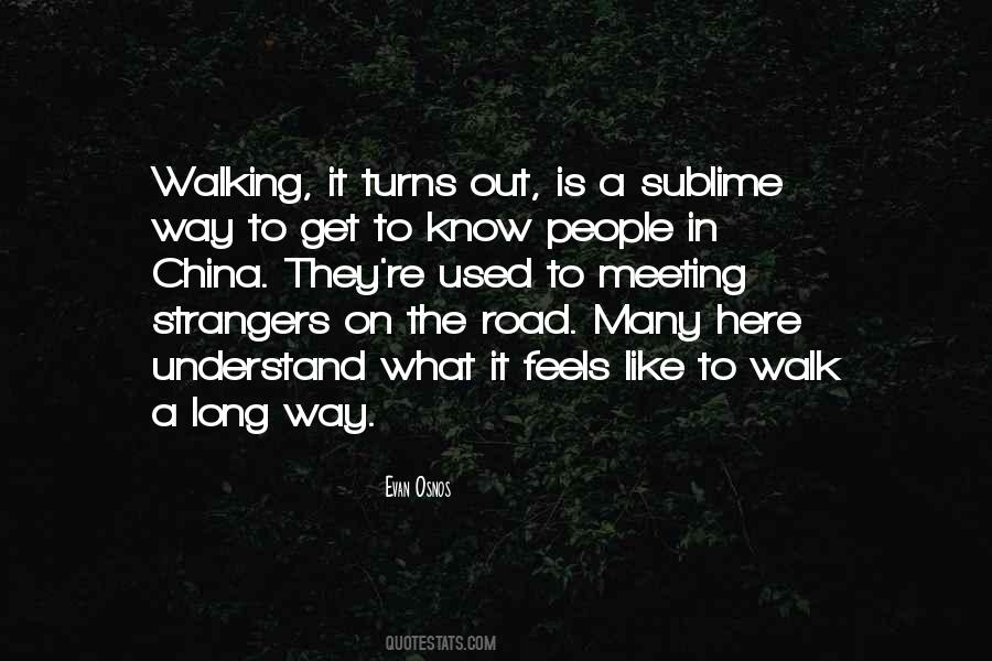 Quotes About Walking The Road #567029